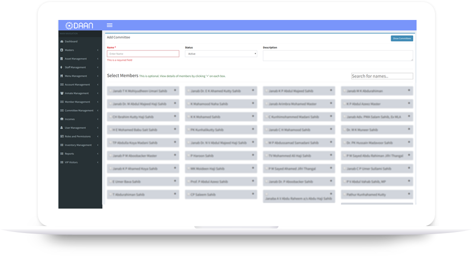 Orphanage Management Software