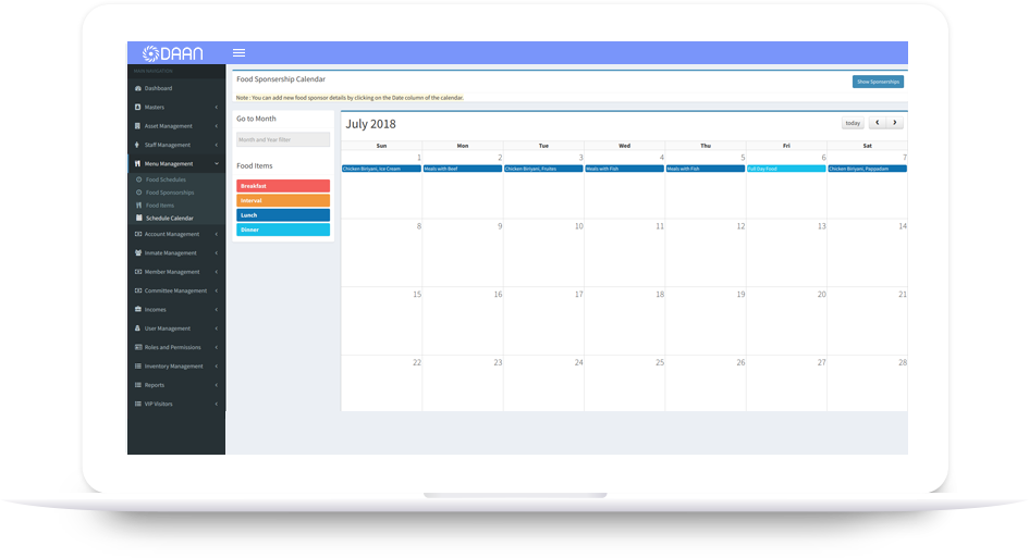 orphanage management system software