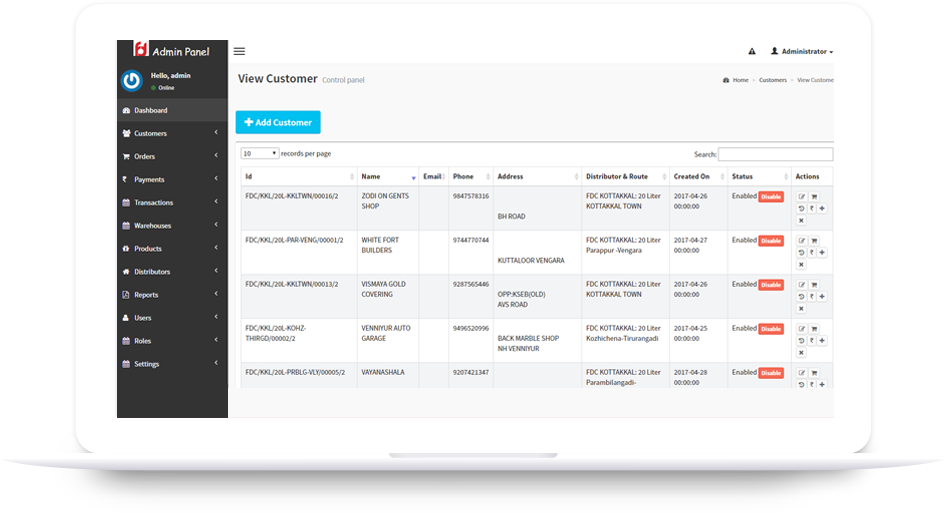 distribution management software